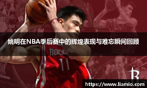 姚明在NBA季后赛中的辉煌表现与难忘瞬间回顾